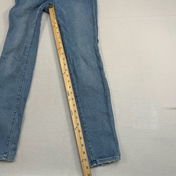 Madewell Skinny Jeans Womens Size 26 Light Blue High Rise - Picture 11 of 14